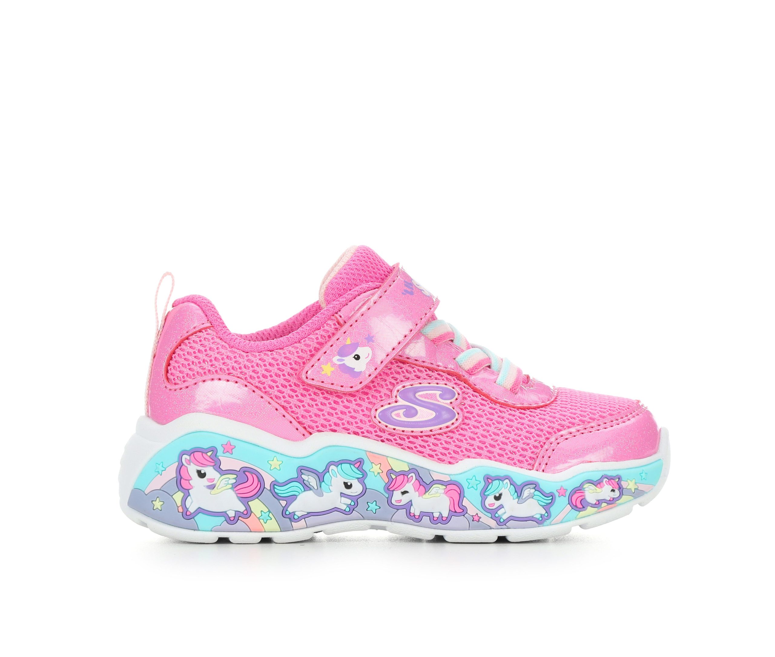 Girls' Skechers Toddler Play Scene Fun Squad Running Shoes Special
