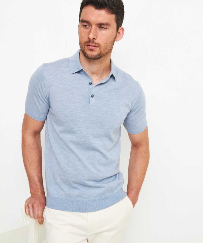 Thomas Maine Merino Polo Shirt Clearance Sale